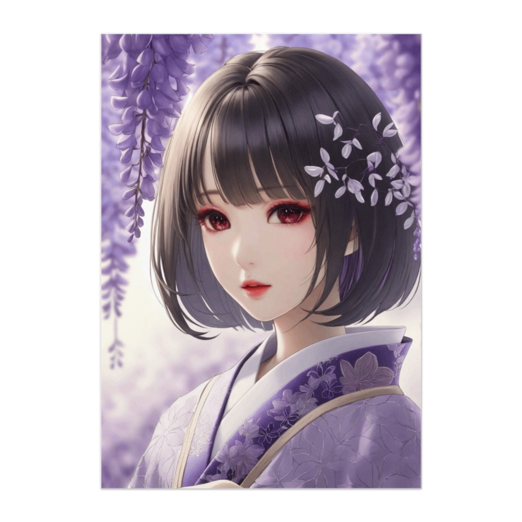 藤影の紫姫 ― しずかに咲く雅の面影