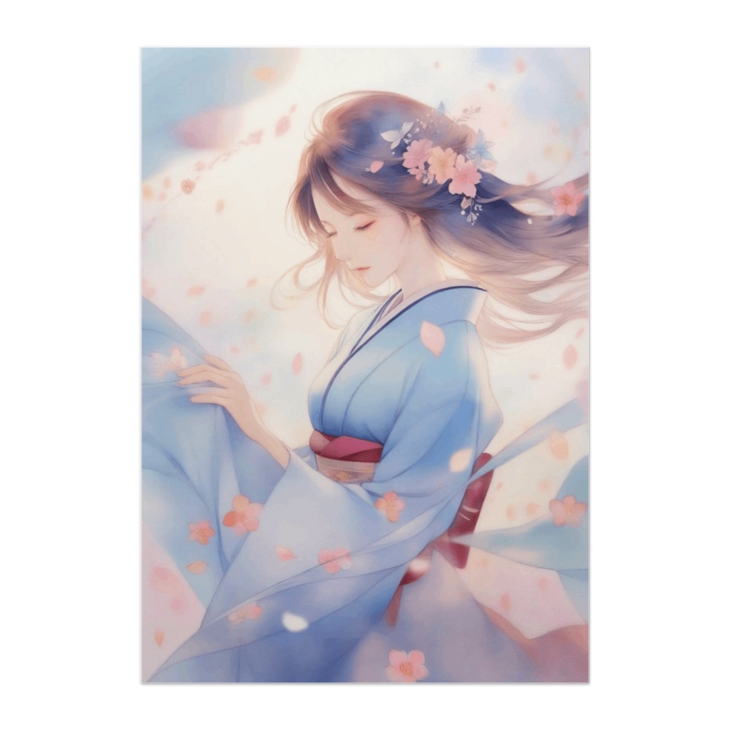 花吹雪に眠る風