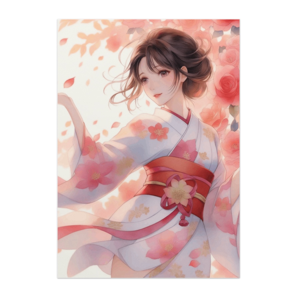 桜色の風に舞う微笑み