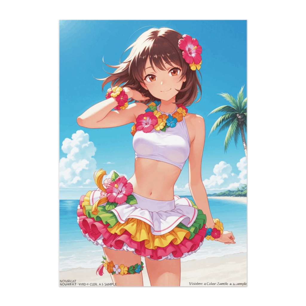 カラフル・フラワーリズムのフラガール