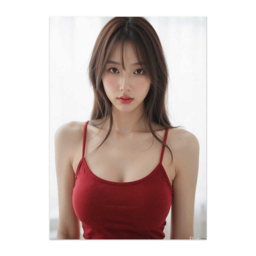 赤いタンクトップのドリームポートレート