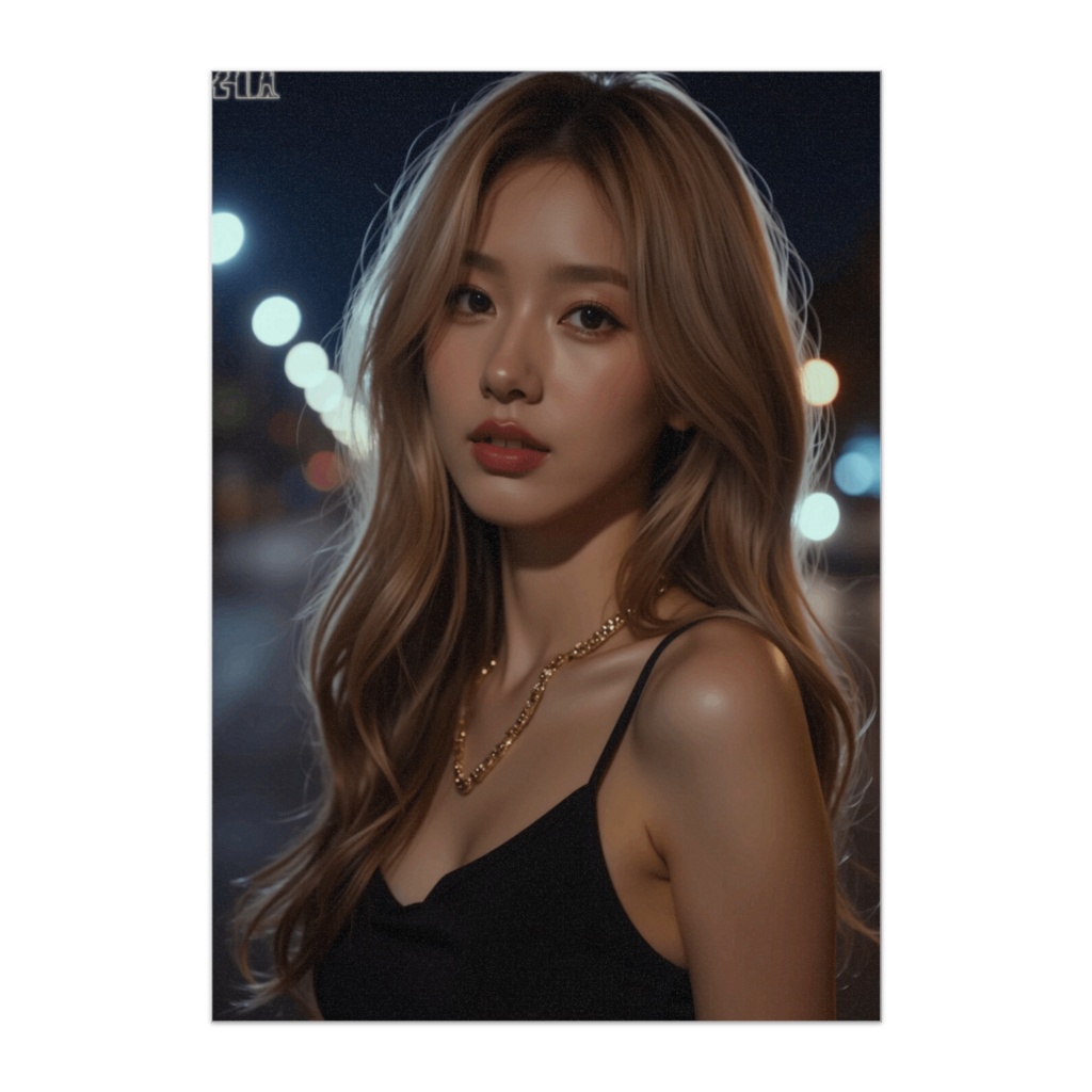 夜風にきらめくハイブランド・ギャル