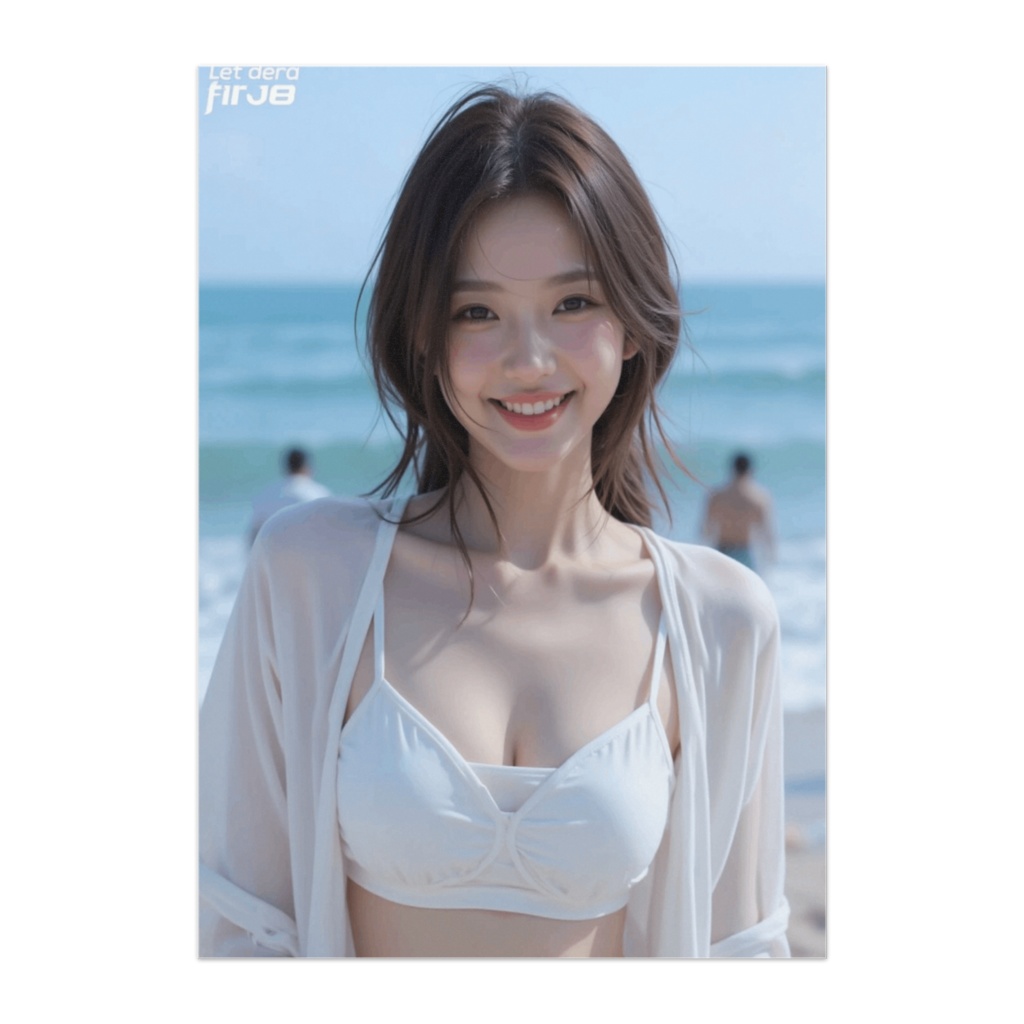 夏空の下のピュアスマイル