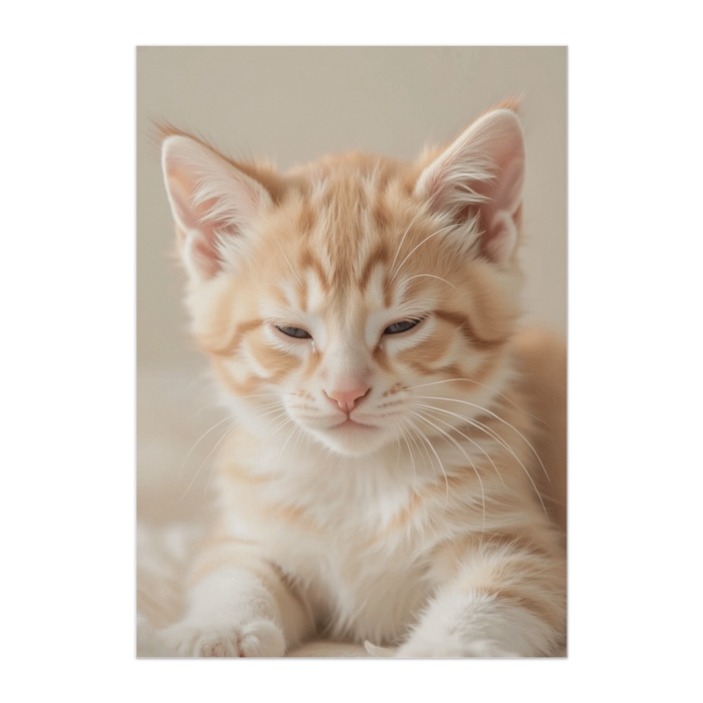 うとうと子猫のリラックスタイム