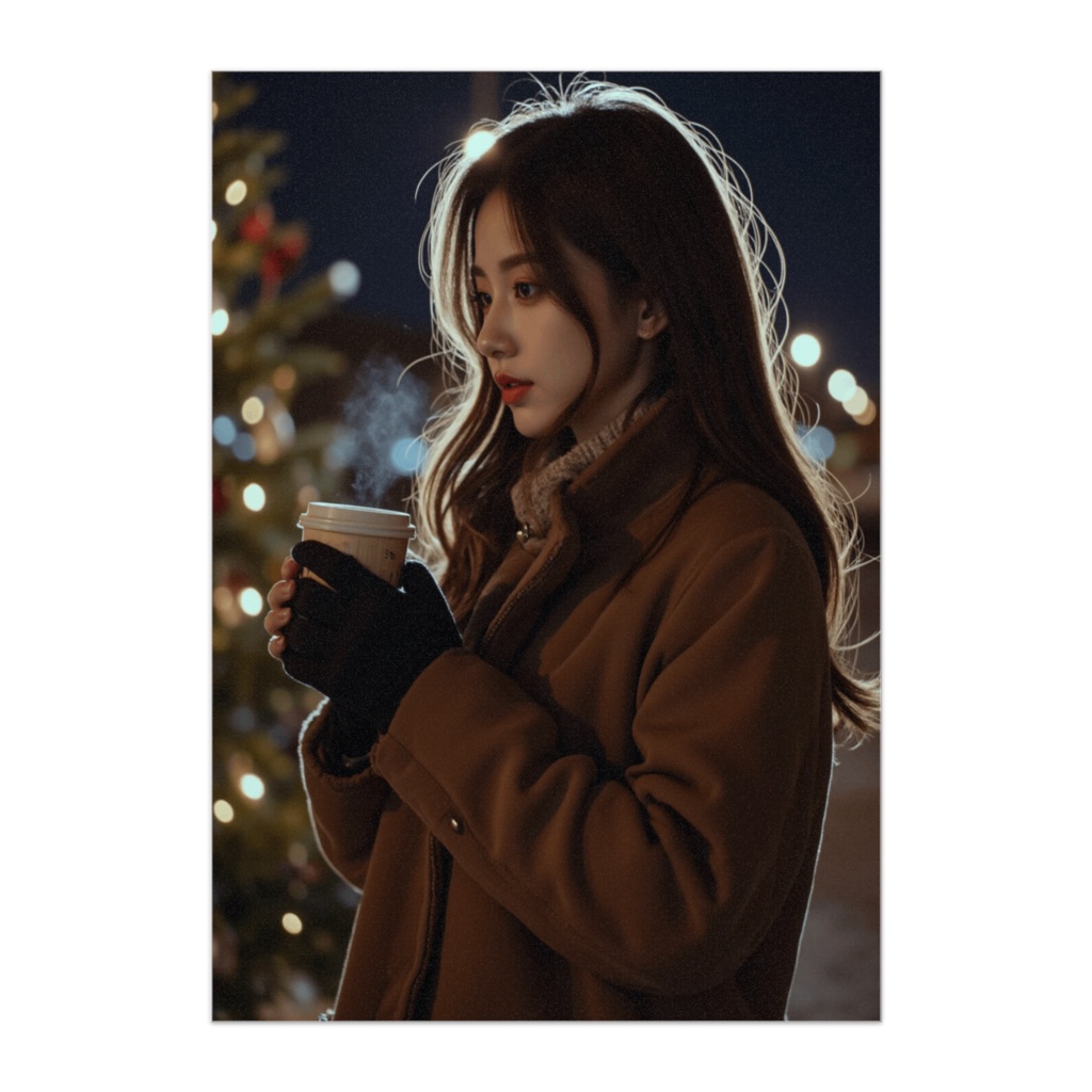 冬の吐息とホットカップ