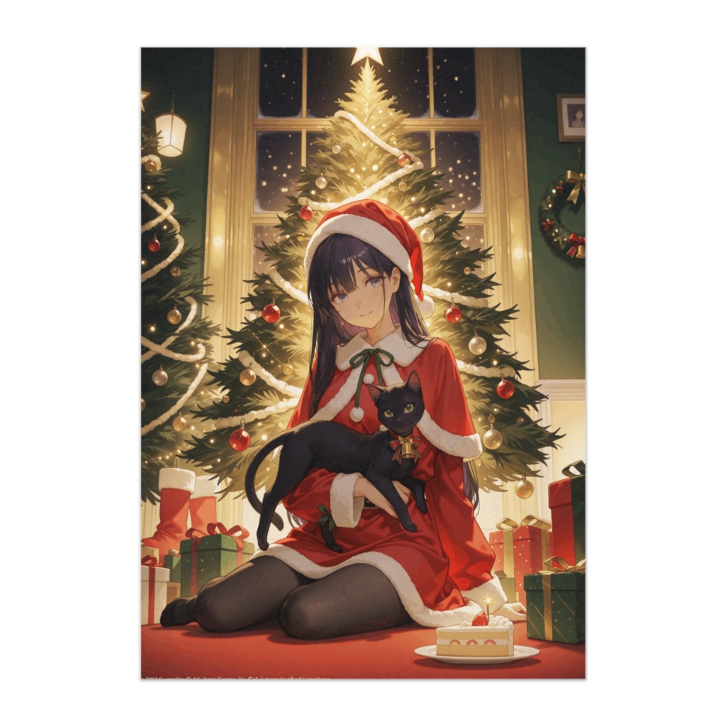 黒猫と聖夜のまなざし