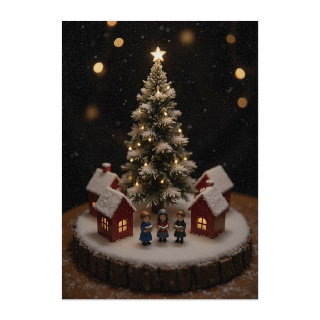 聖歌隊が歌うクリスマスの夜