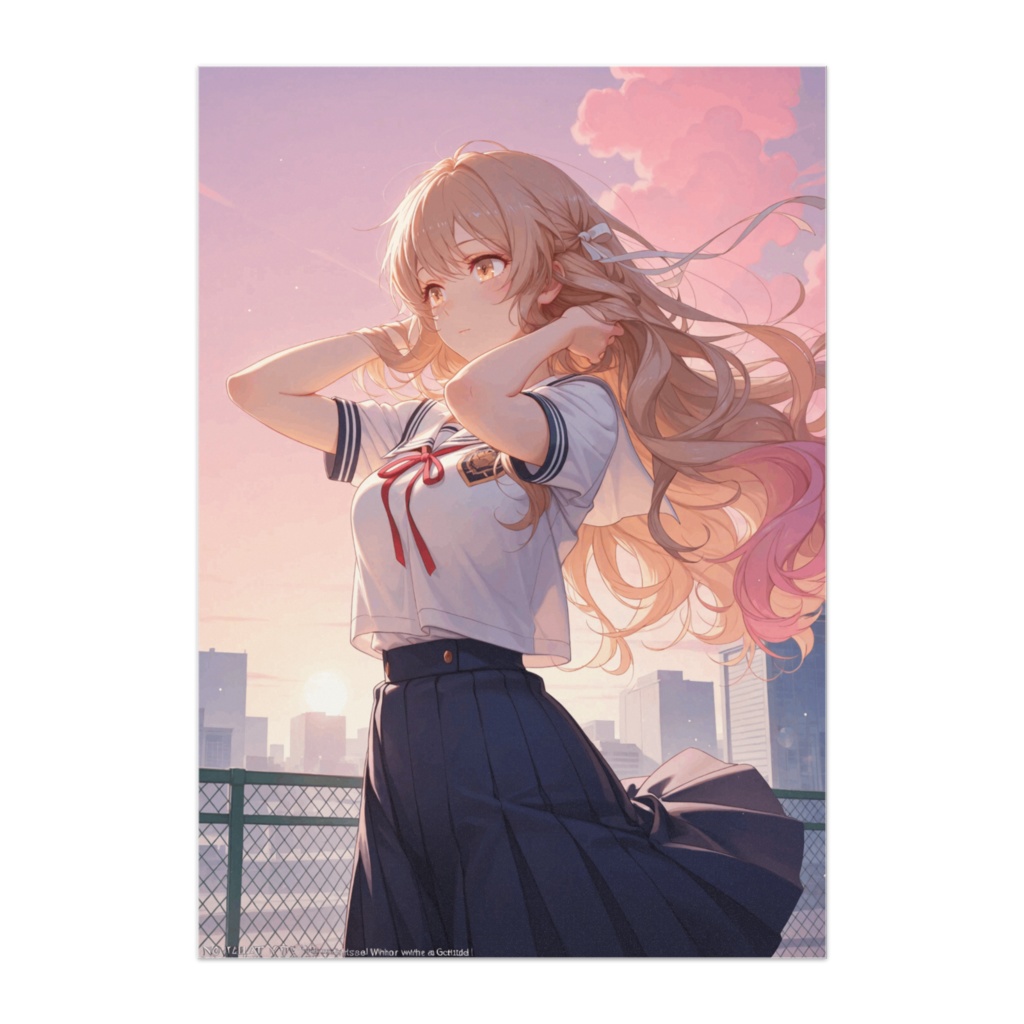 夕陽にほどける長い髪のメロディ