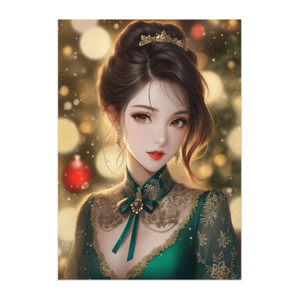 クリスマスの華やぎ・エメラルドの微笑み