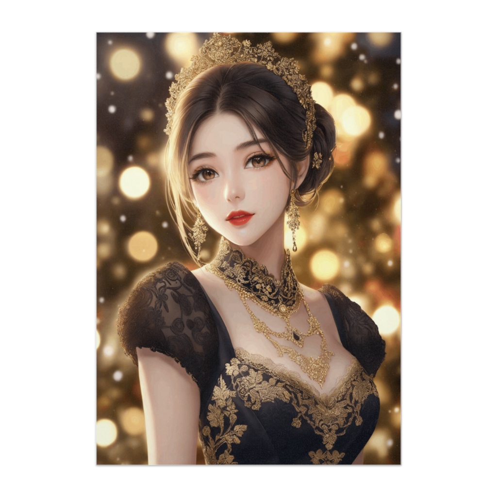 ゴールド・クリスマスの光冠