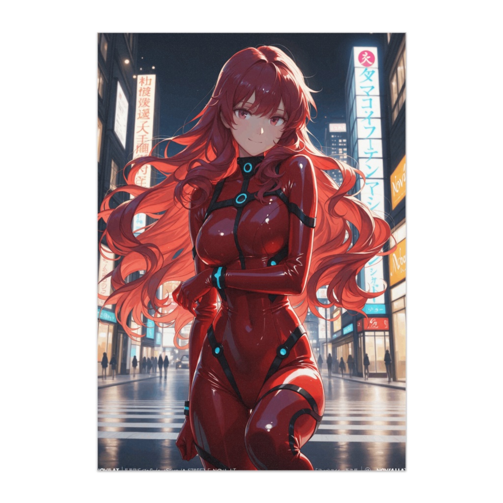 レッドフレア・シティランナー(イラスト風)