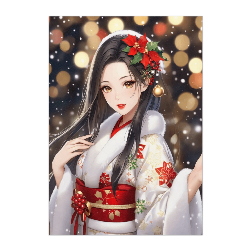 聖夜に舞う白き華