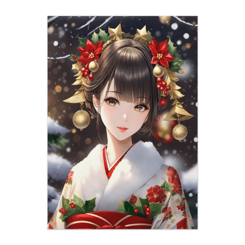 雪森に灯る星のクリスマス