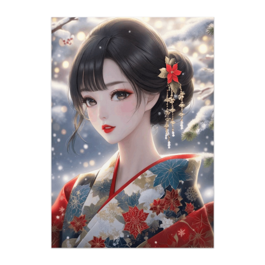 雪舞う聖夜の彩り