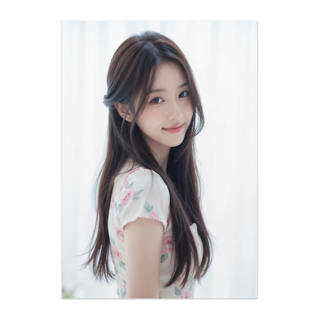 花と光のやさしい横顔