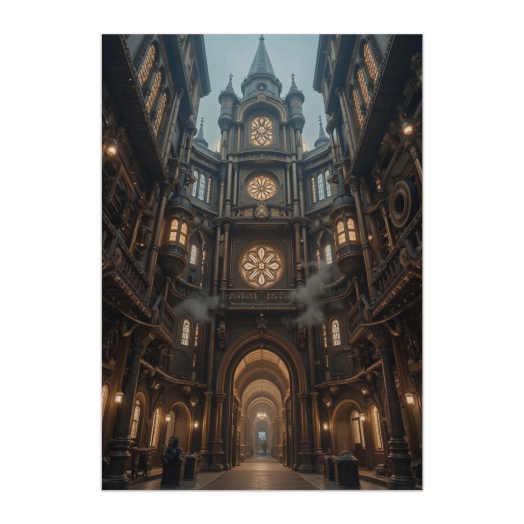 機械仕掛けの蒸気大聖堂ポスター