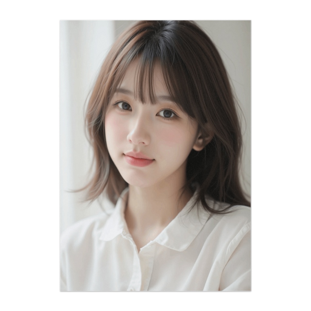 柔らかな朝光に包まれる透明感ポートレート