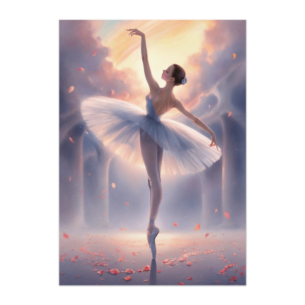 花びらの中で舞う静寂のバレリーナ