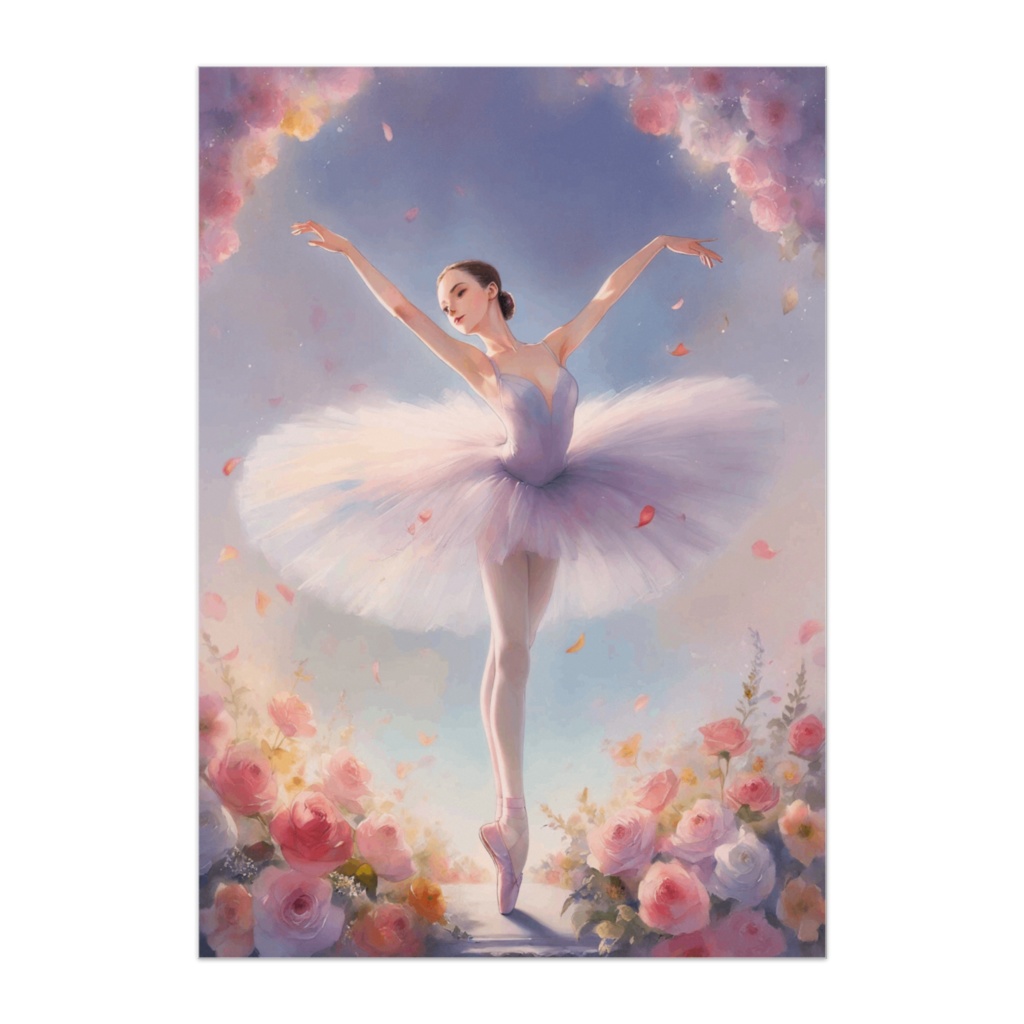 花園に祝福されるプリマの舞