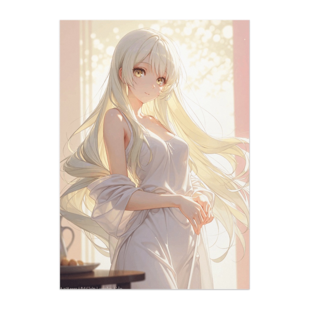 窓辺の静寂 ― 透明感あふれる癒しの少女