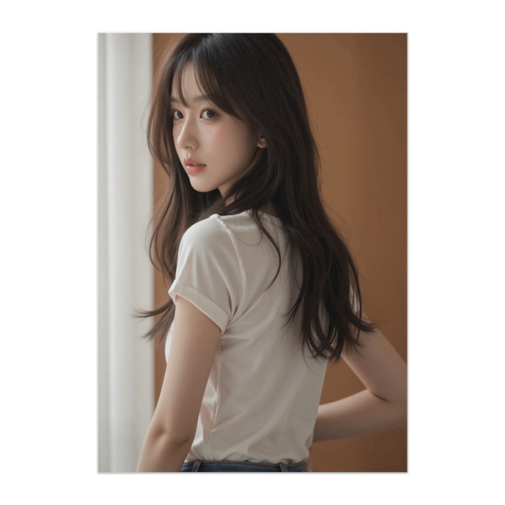 ふり返る瞬間 ― 余韻を残すナチュラルビューティー