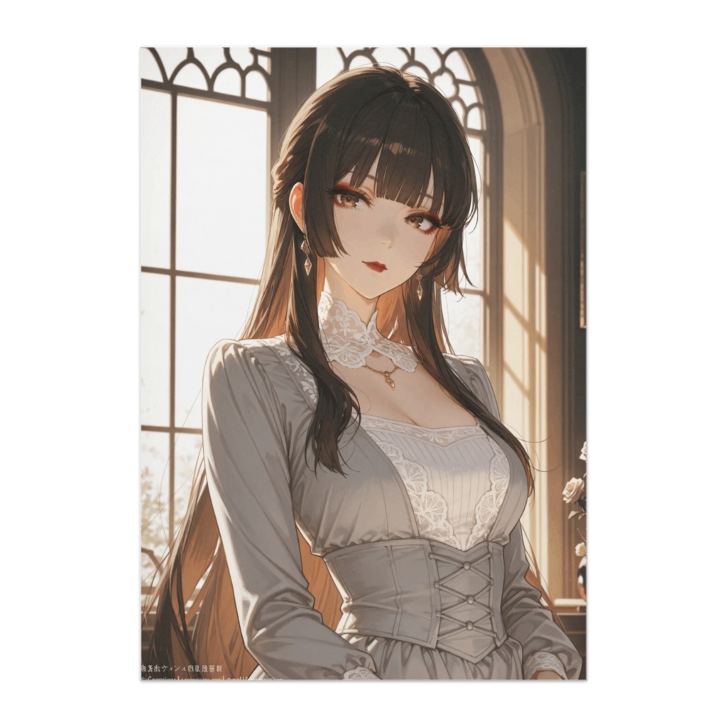 灰銀の姫 ― 静かに佇む気品