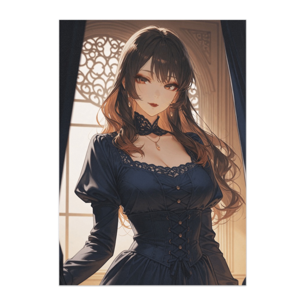 夜紺の均衡 ― 完成された大人の気配