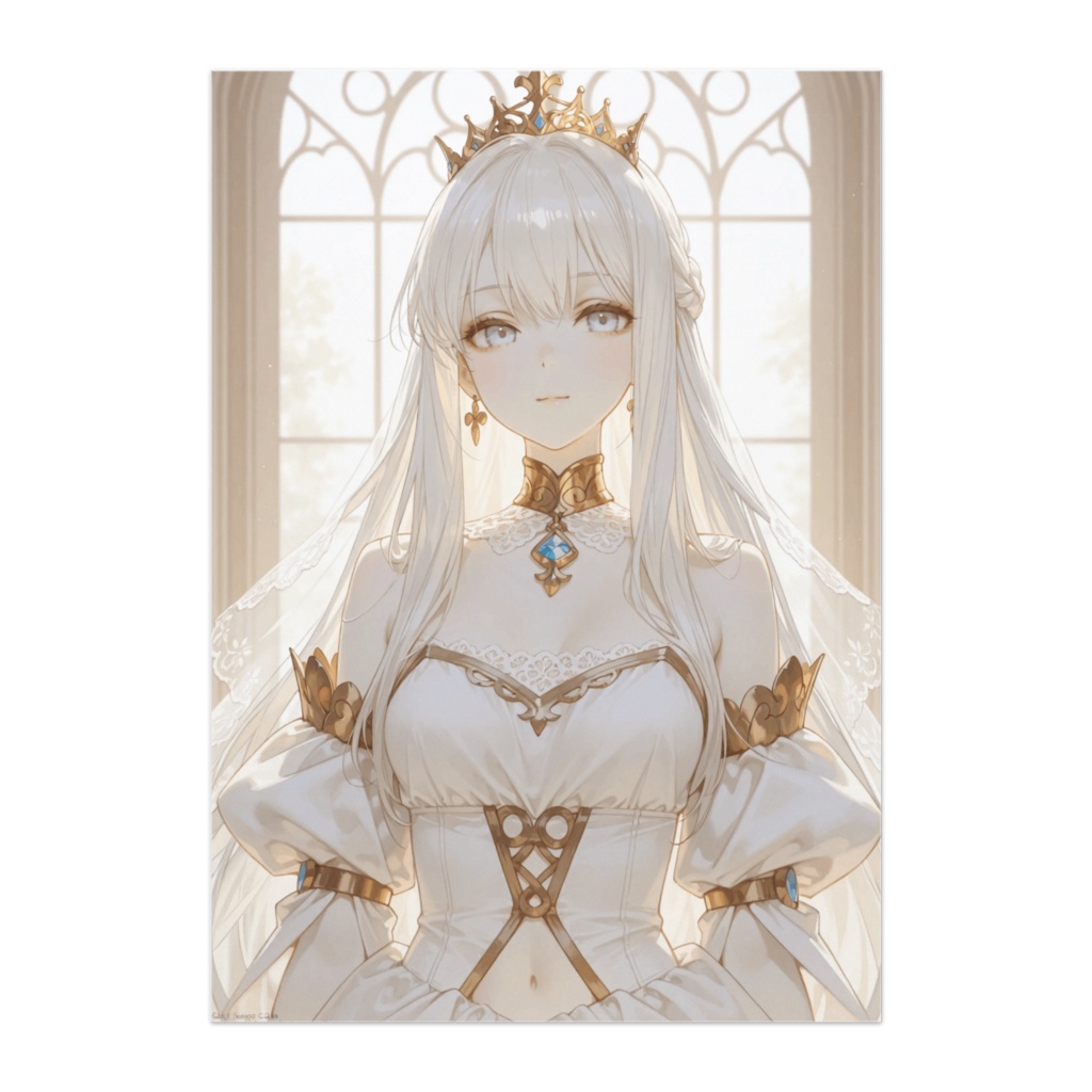 白光のプリンセス ― 静寂に佇む気高き姫