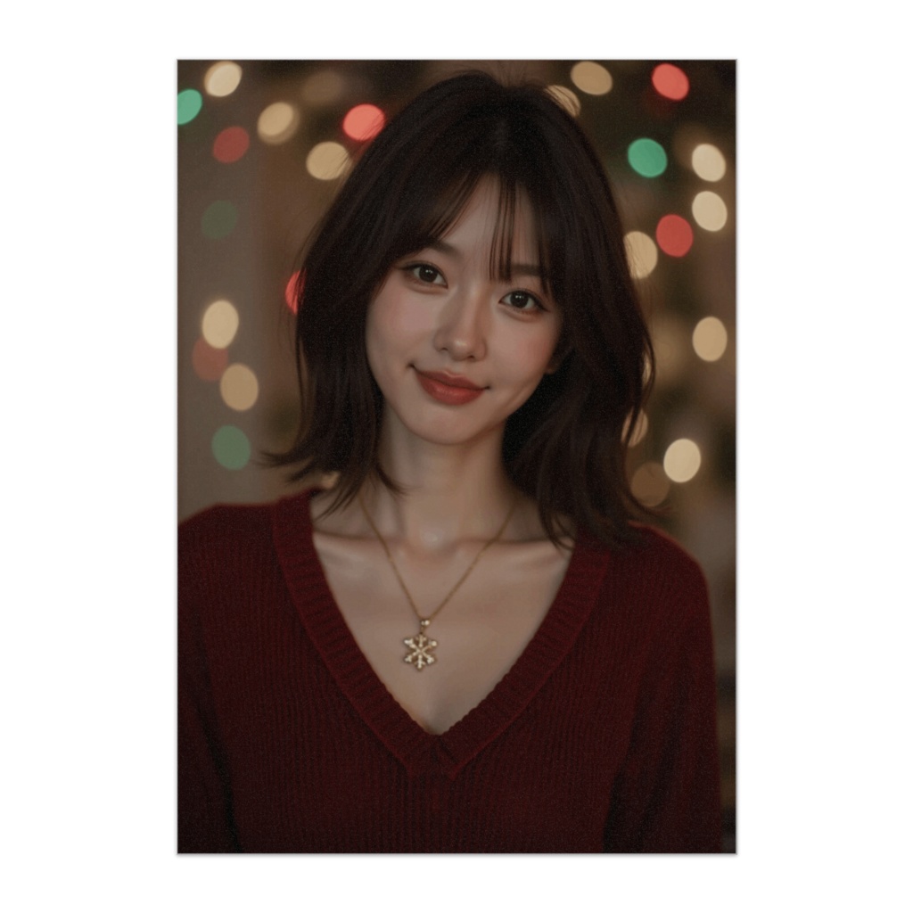 ぬくもりの赤 ― クリスマスイブの微笑み