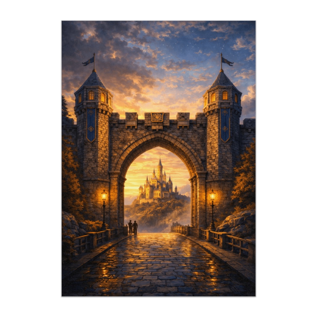 幻想王国への入口 ― 黄金の城門