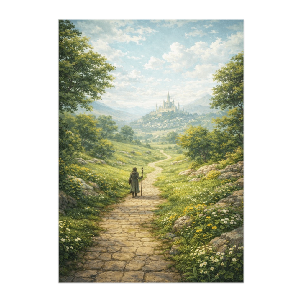 幻想王国への道 ― 緑に包まれた旅路