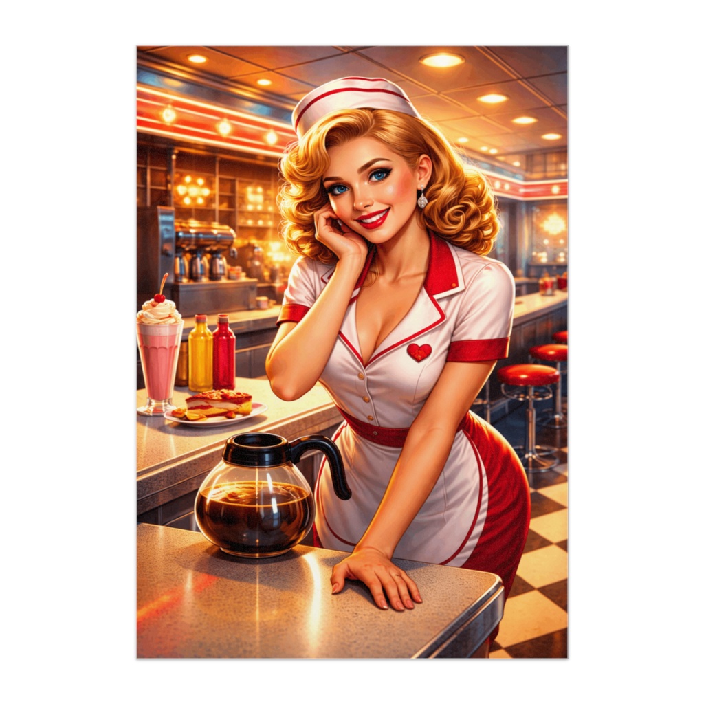 Calendar Girl at the Diner ― ダイナーのカレンダーガール