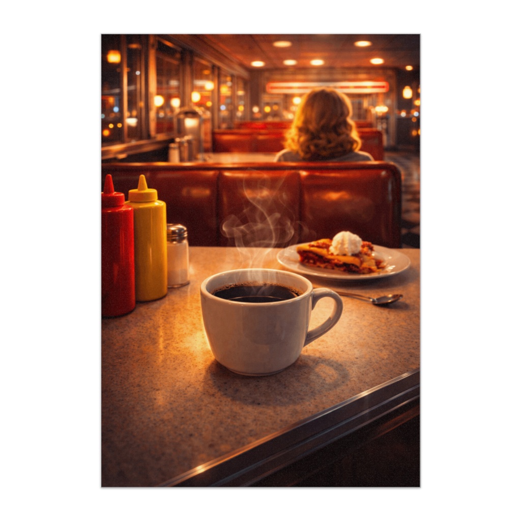Quiet Coffee Time ― ダイナーの静かなひととき