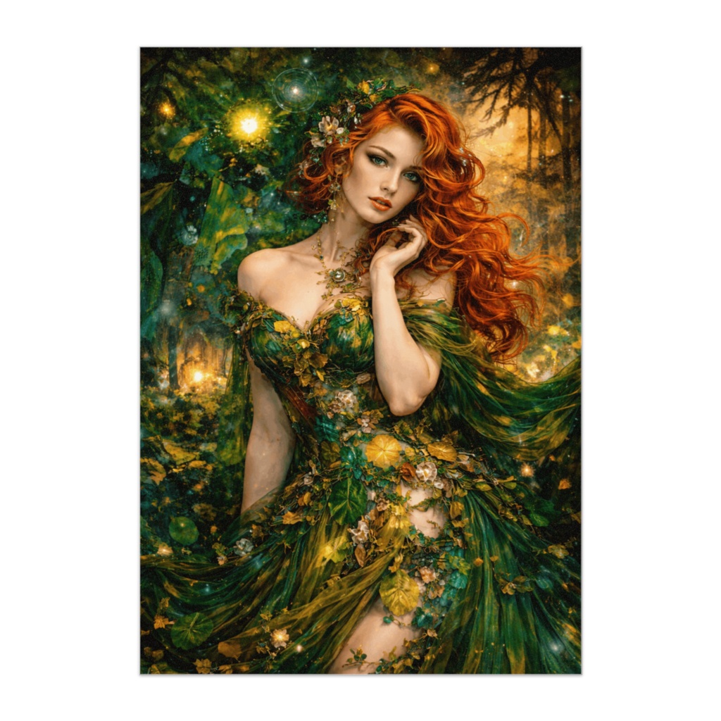 森に宿る緑の精霊