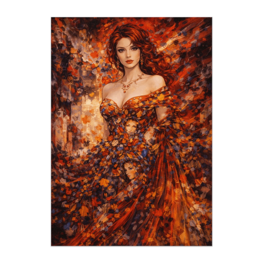 情熱に染まる赤の幻想