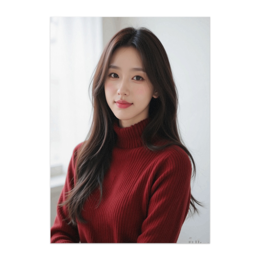 やさしい光に包まれる冬の微笑み