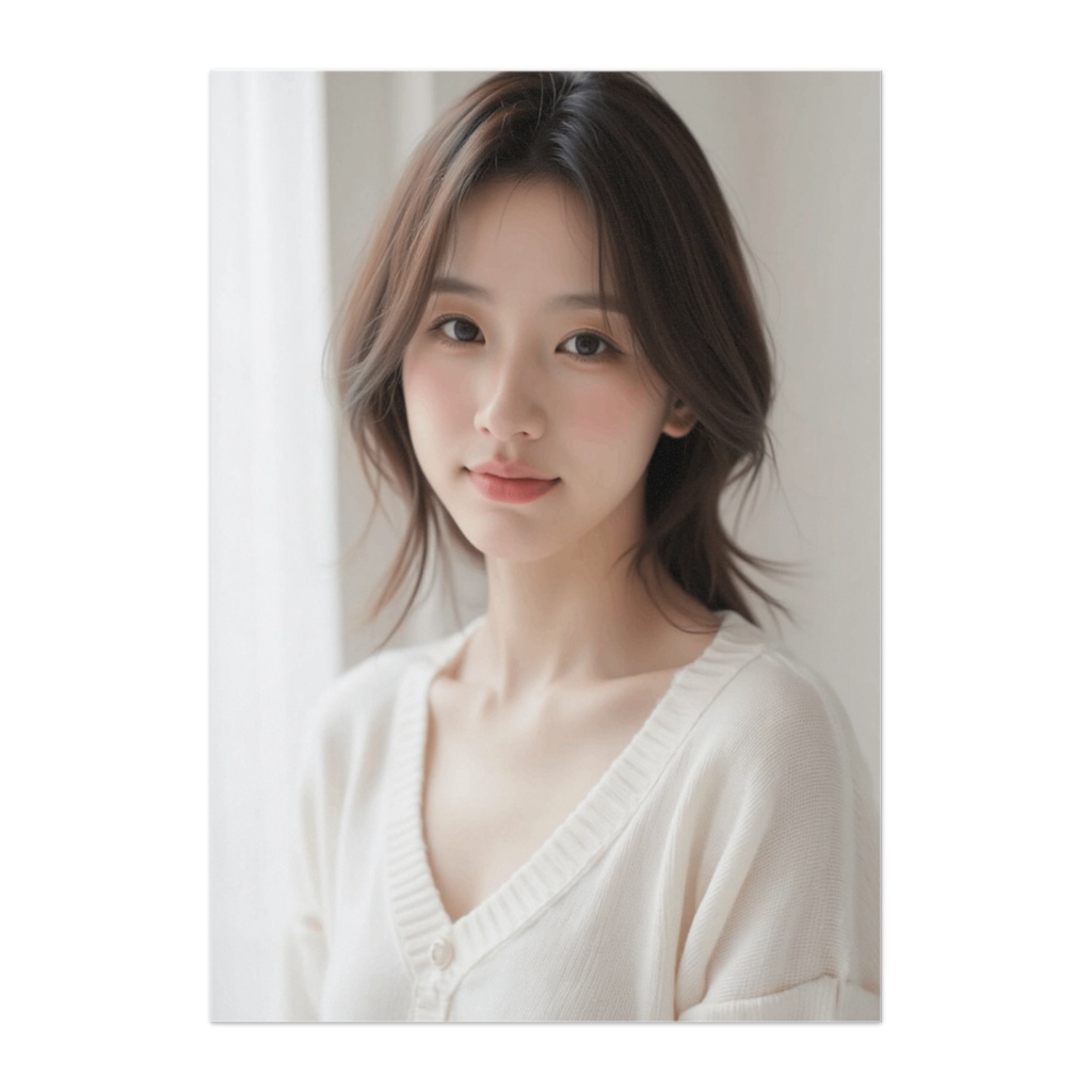 柔光に包まれる静かなまなざし