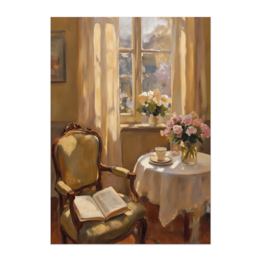 誰かがいた午後のテーブル