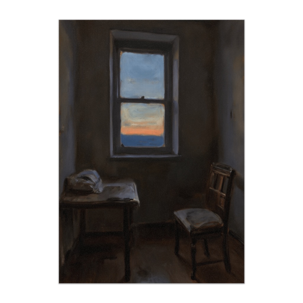 夕暮れを待つ部屋