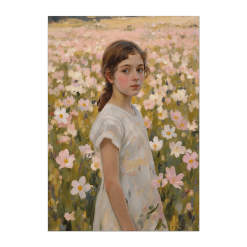 コスモスの原で振り返る ― やさしい記憶