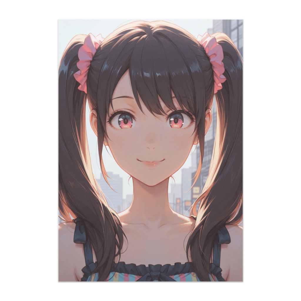 都会のまなざし ― ツインテールのヒロイン