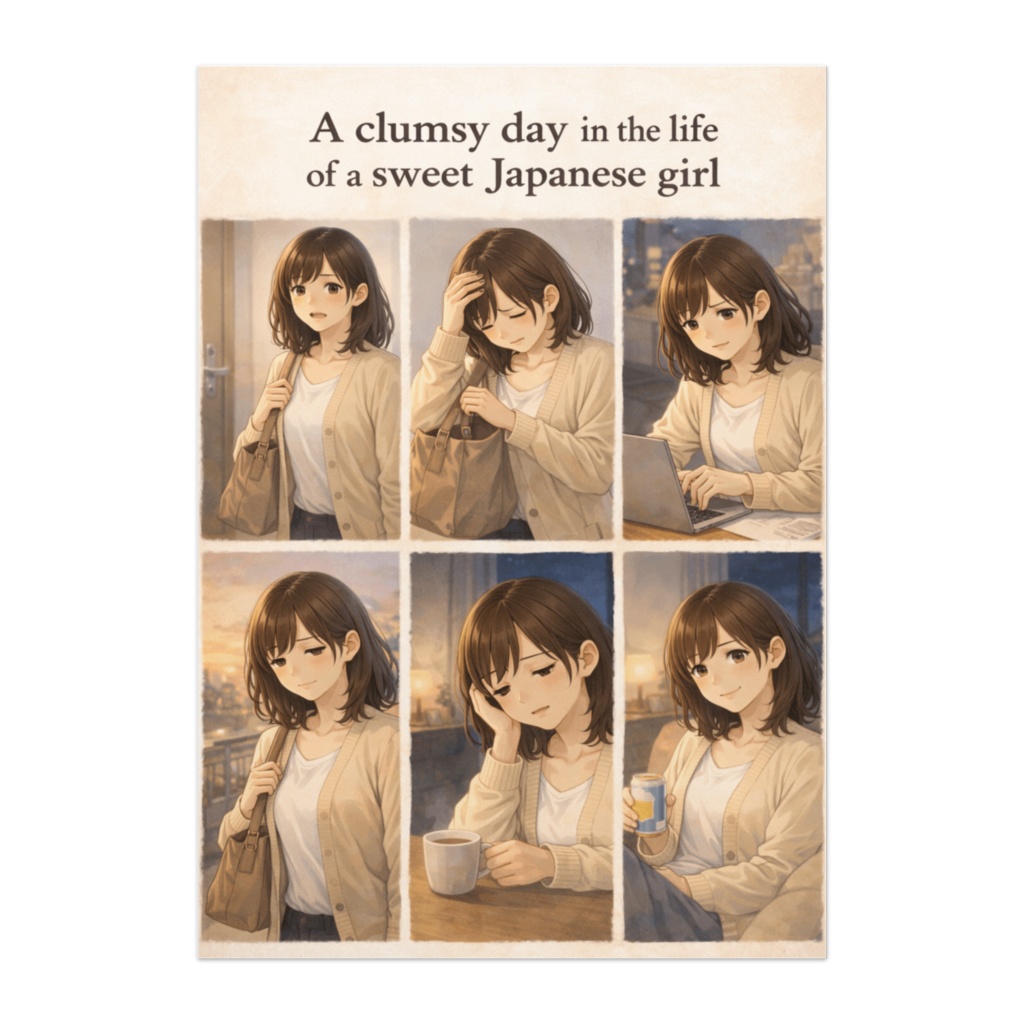 A Quiet Clumsy Day — 日常の小さなつまずきと前向きな夜