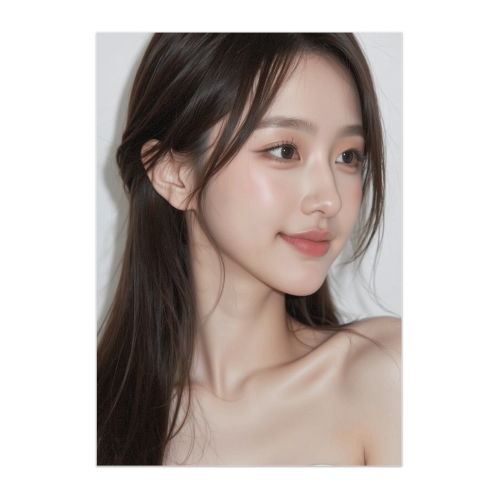 やわらかな横顔 ― 静かな光に包まれて