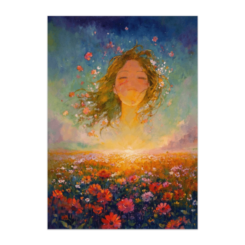 光の野に溶けるひと