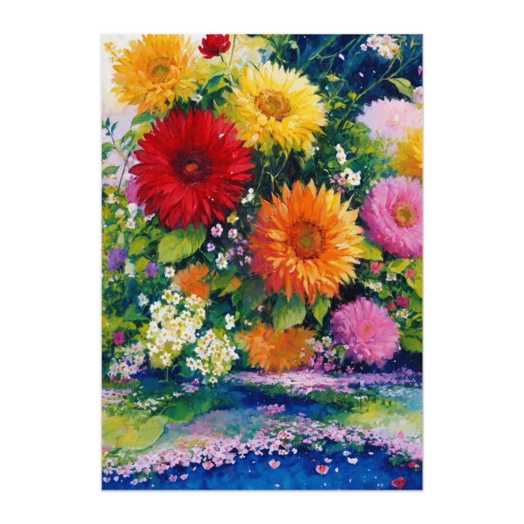 花たちが集う庭