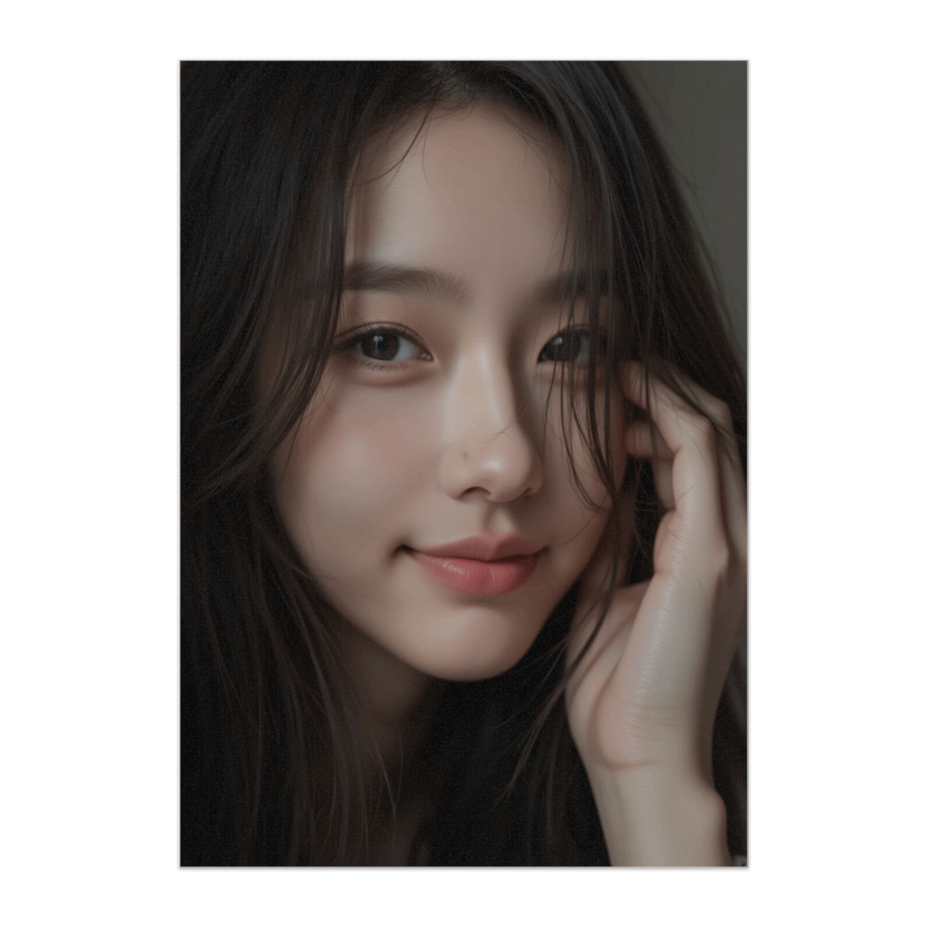 やわらかな視線のポートレート