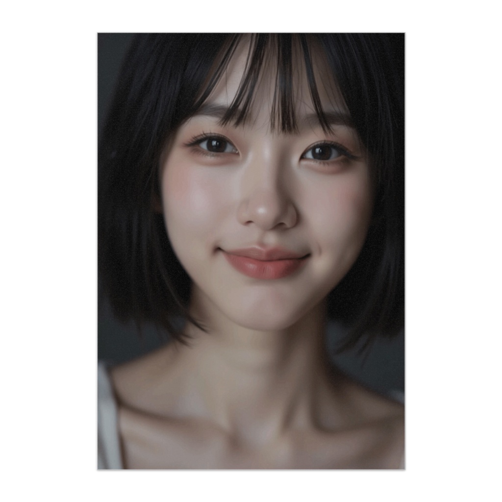 やわらかな光に包まれたショートボブ