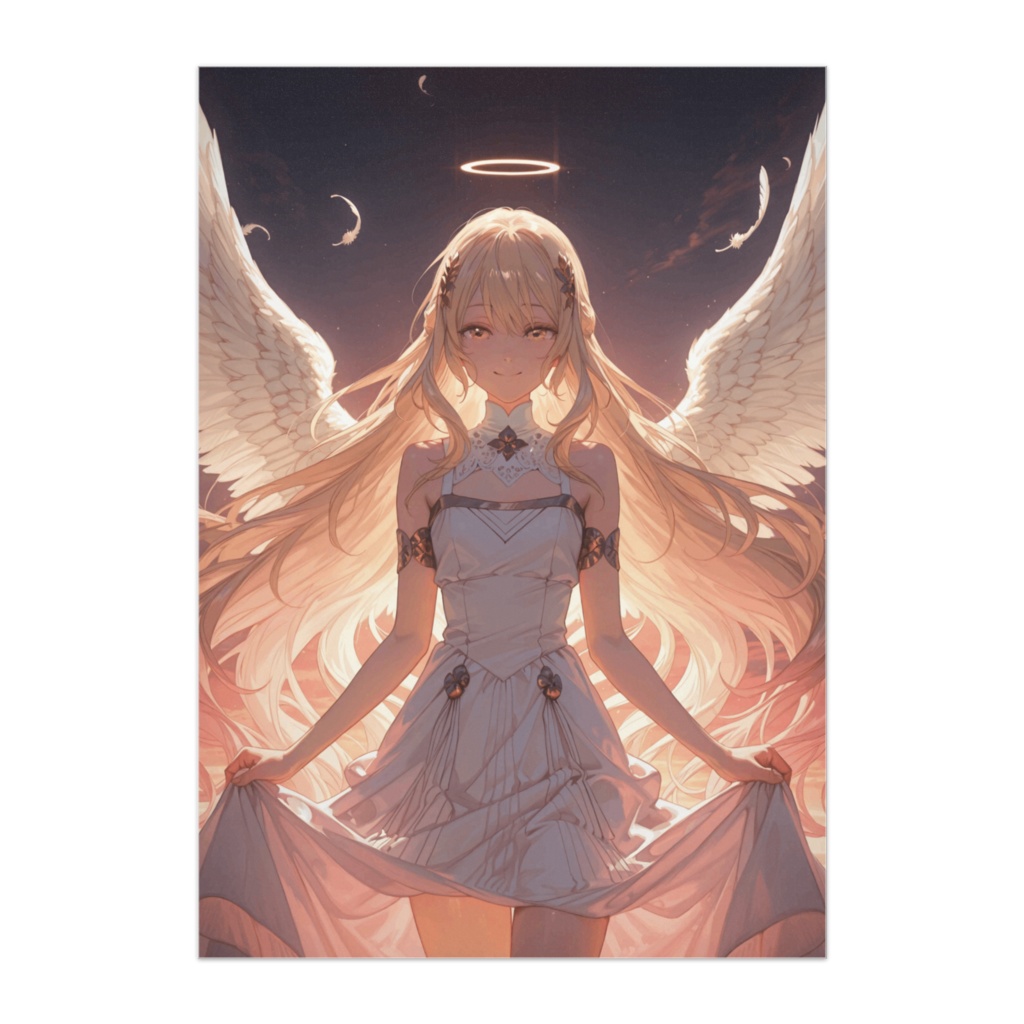 夜明けを告げる白翼の天使