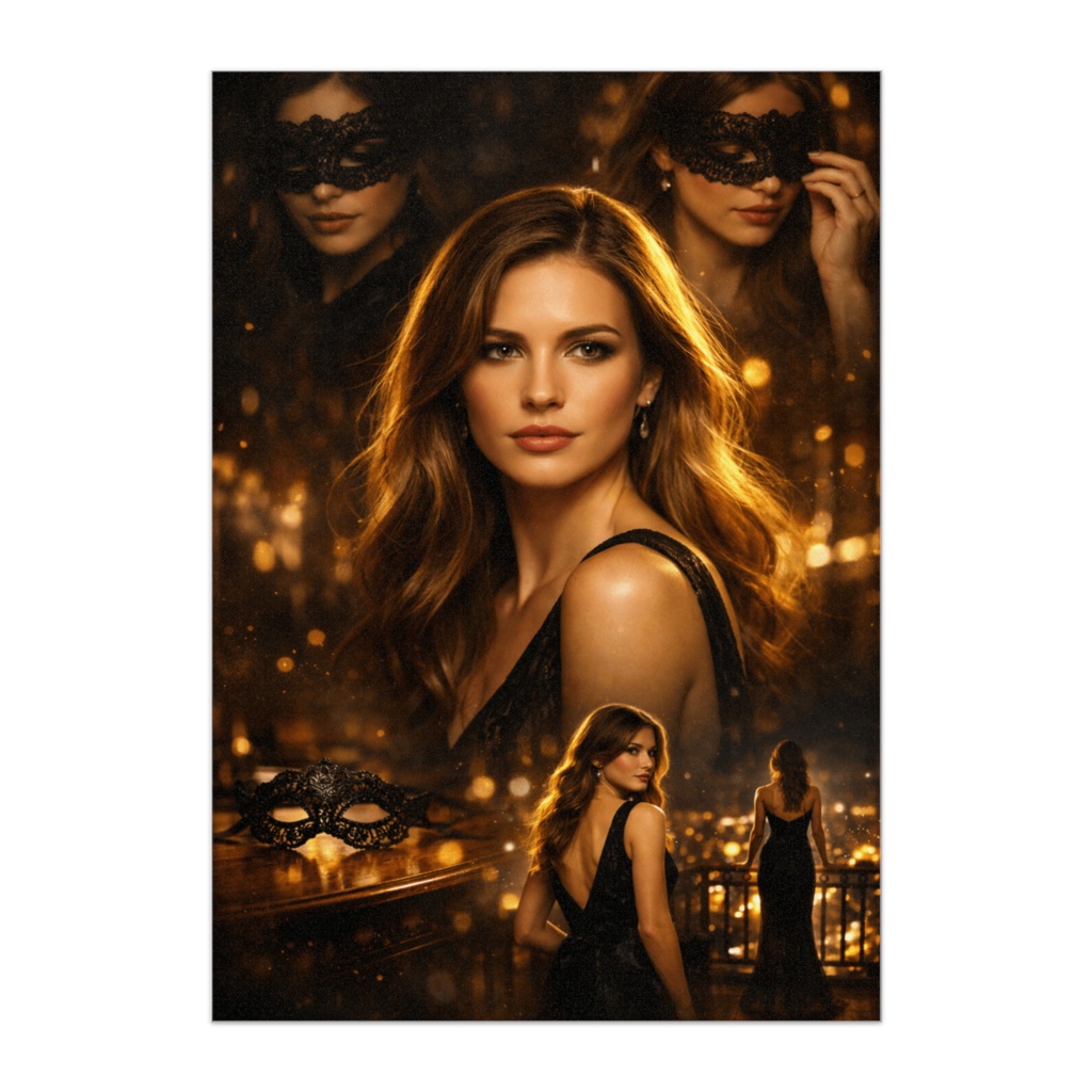 仮面の夜 ― マスカレード物語(統合シネマポスター風)