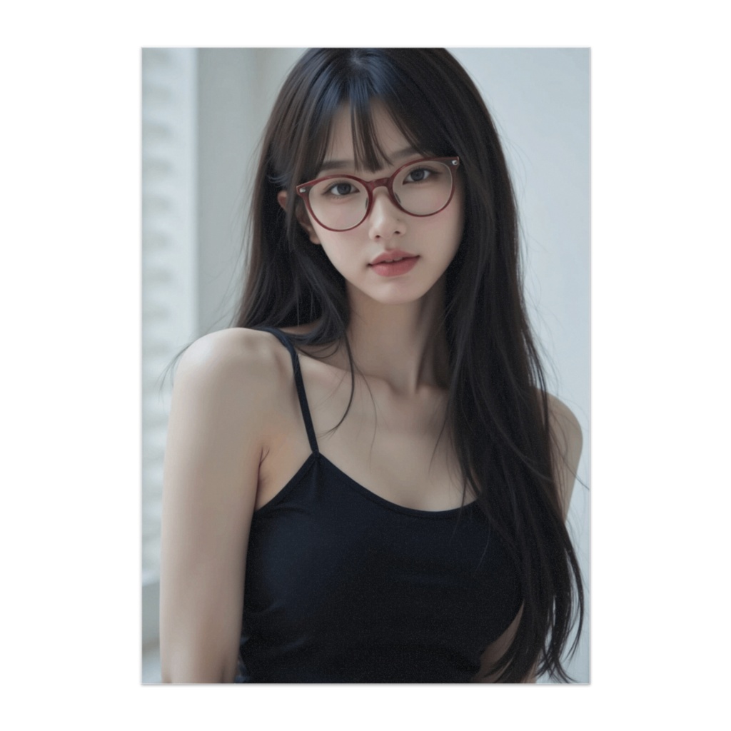 知的な透明感と静かな視線